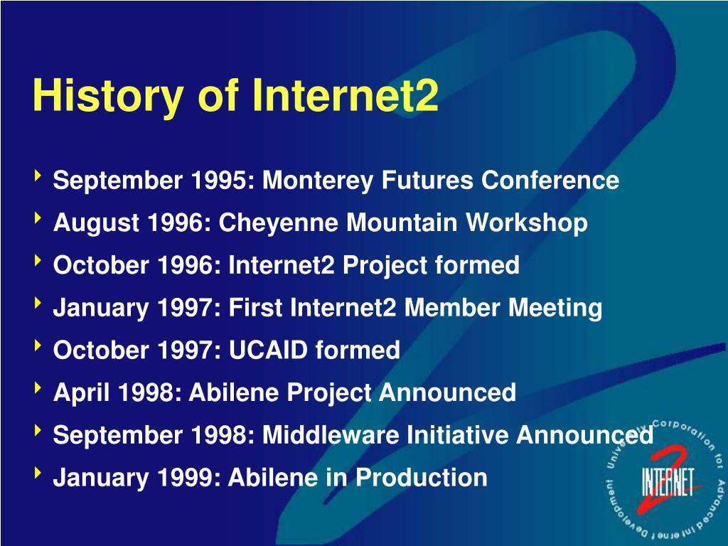 The Internet2 Project