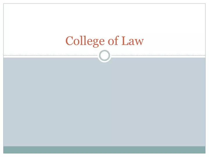 college of law n.