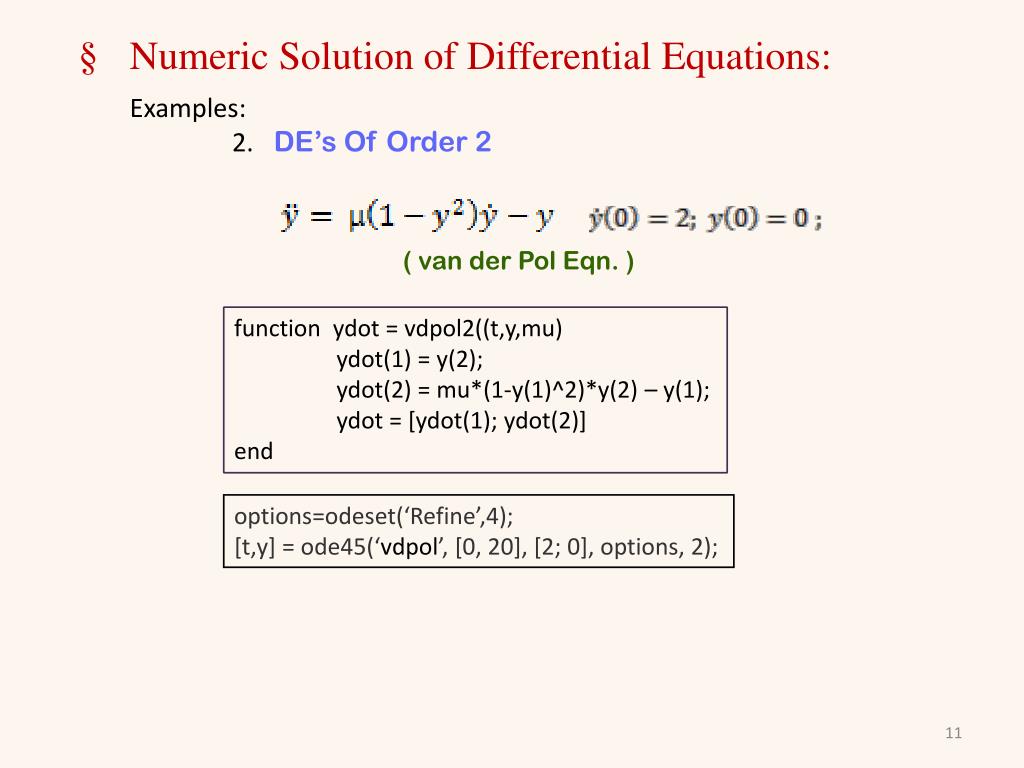 Ppt Differential Equations Powerpoint Presentation Free Download Id4416184 1185