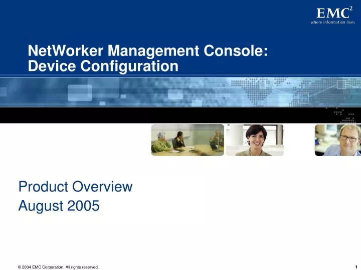 networker management console device configuration n.