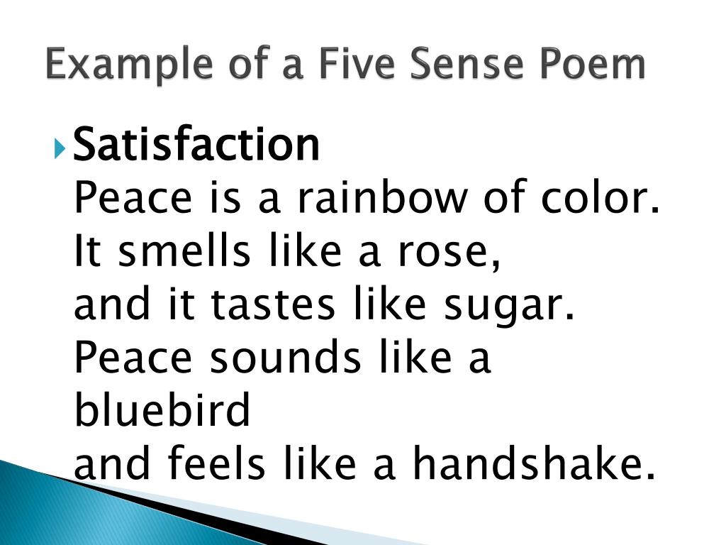 Ppt Five Senses Poetry Powerpoint Presentation Free Download Id