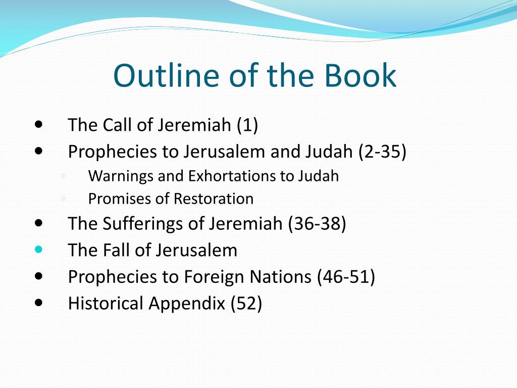 Ppt The Book Of Jeremiah Powerpoint Presentation Free Download Id