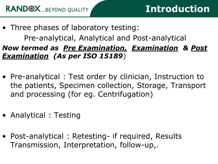 PPT Preanalytical Errors in Medical Laboratories PowerPoint Presentation ID4419525