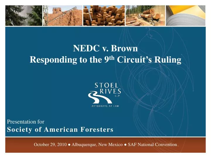 nedc v brown responding to the 9 th circuit s ruling n.