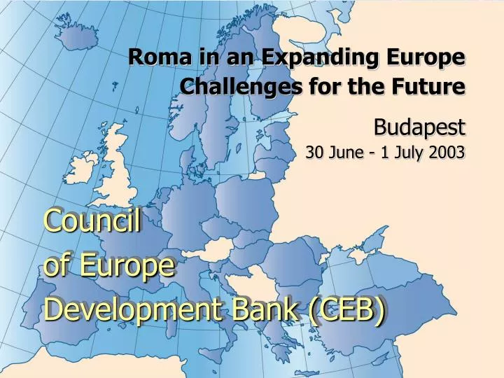 PPT - Council of Europe Development Bank (CEB) PowerPoint Presentation ...