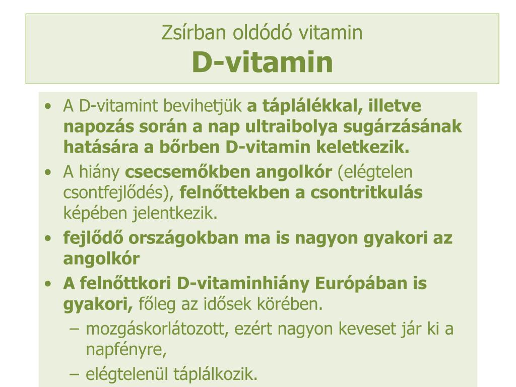 d vitamin mivel szivodik fel 8