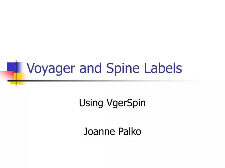 Ppt Voyager And Spine Labels Powerpoint Presentation Free