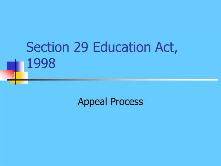 right to basic education section 29