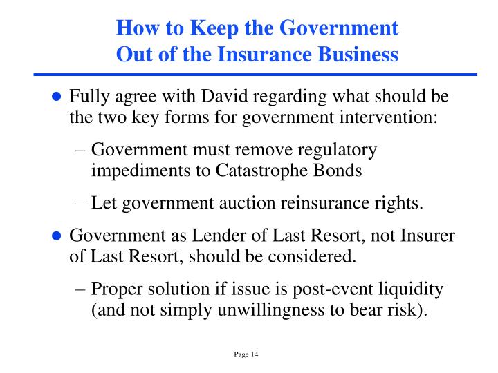 Government Support to Agricultural Insurance: Challenges ...