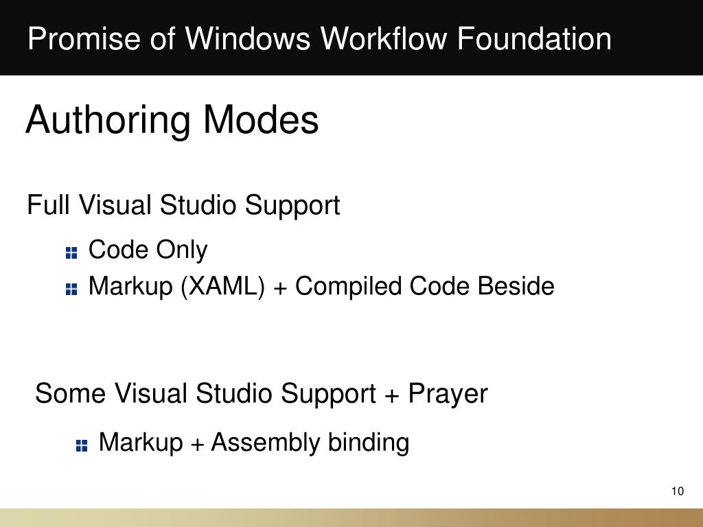 PPT - Building you build process with Windows Workflow Foundation  PowerPoint Presentation - ID:4427757