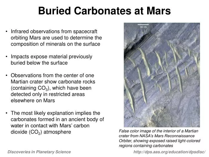 Ppt Buried Carbonates At Mars Powerpoint Presentation Id