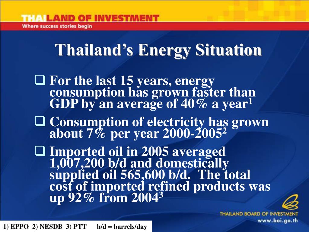 PPT - Thailand Investment Opportunities In Renewable Energy PowerPoint ...