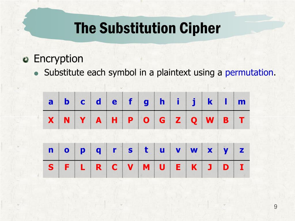 crypto permutation and substitution