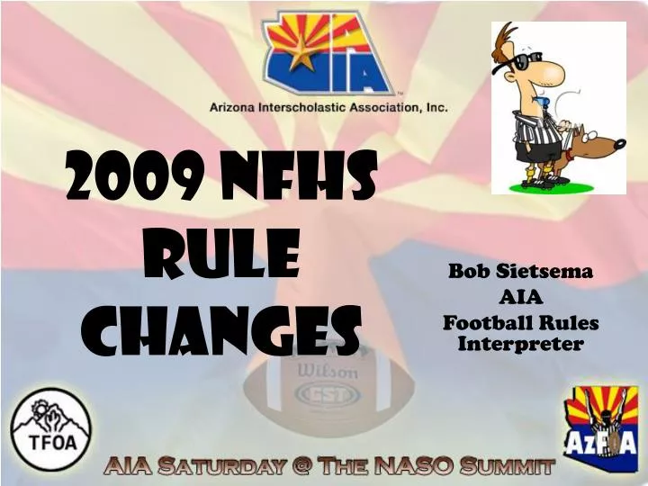 PPT 2009 NFHS Rule Changes PowerPoint Presentation, free download