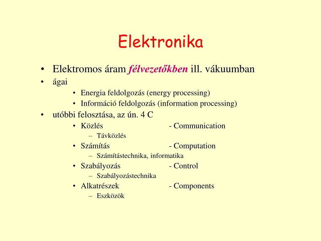 PPT - Elektronika PowerPoint Presentation, free download - ID:4432653