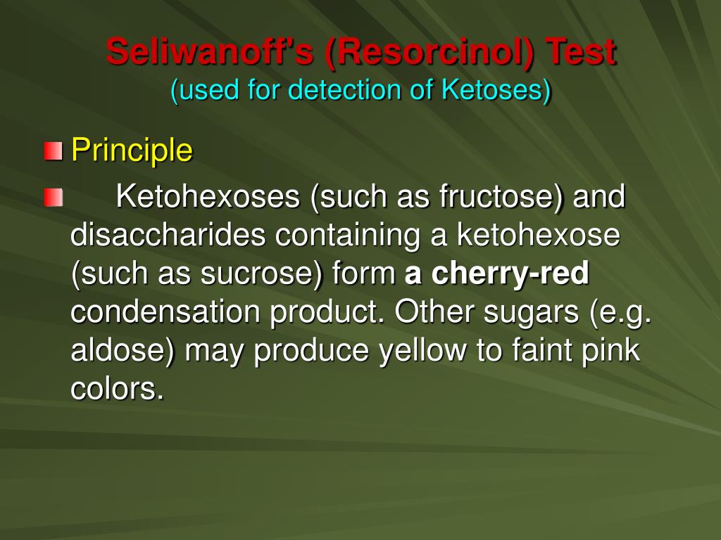 What Is The Resorcinol Test at Charles Rice blog