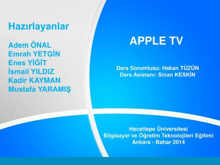 apple tv powerpoint presentation