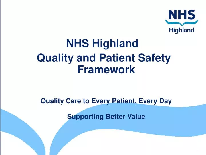 health and safety presentation nhs