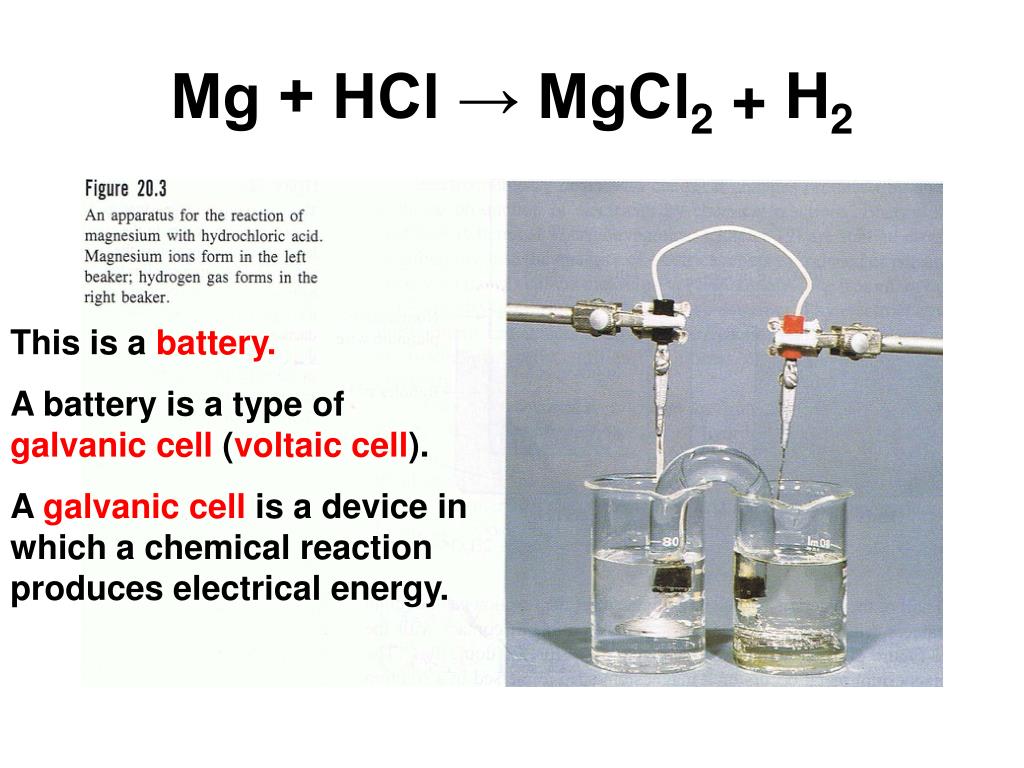 Mg hcl реакция возможна