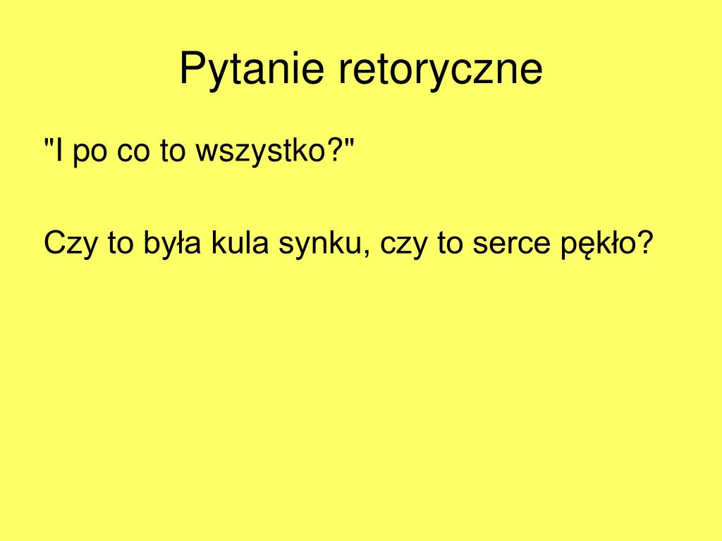 Czy To Była Kula Synku Czy To Serce Pękło Interpretacja PPT - Środki poetyckie PowerPoint Presentation, free download - ID:4435552