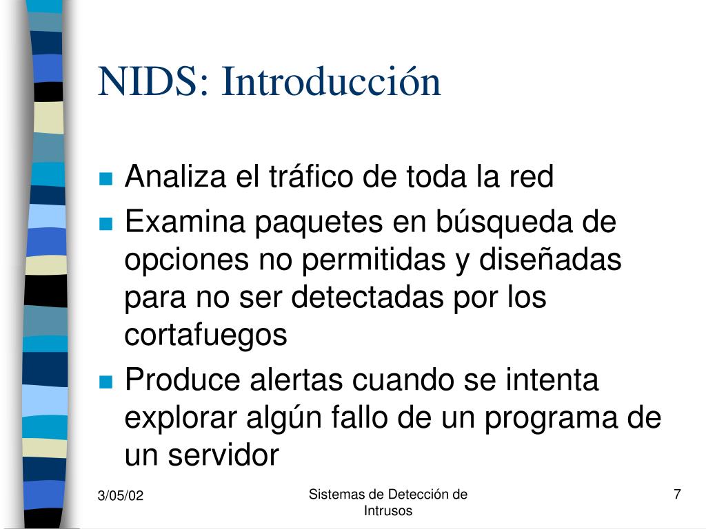 PPT IDS SISTEMAS DE DETECCIÓN DE INTRUSOS PowerPoint Presentation free download ID