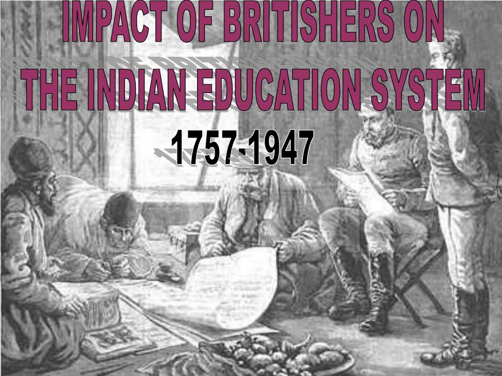 education system in india after british rule