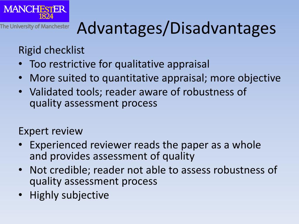 PPT - Quality Appraisal of Qualitative Studies PowerPoint Presentation ...