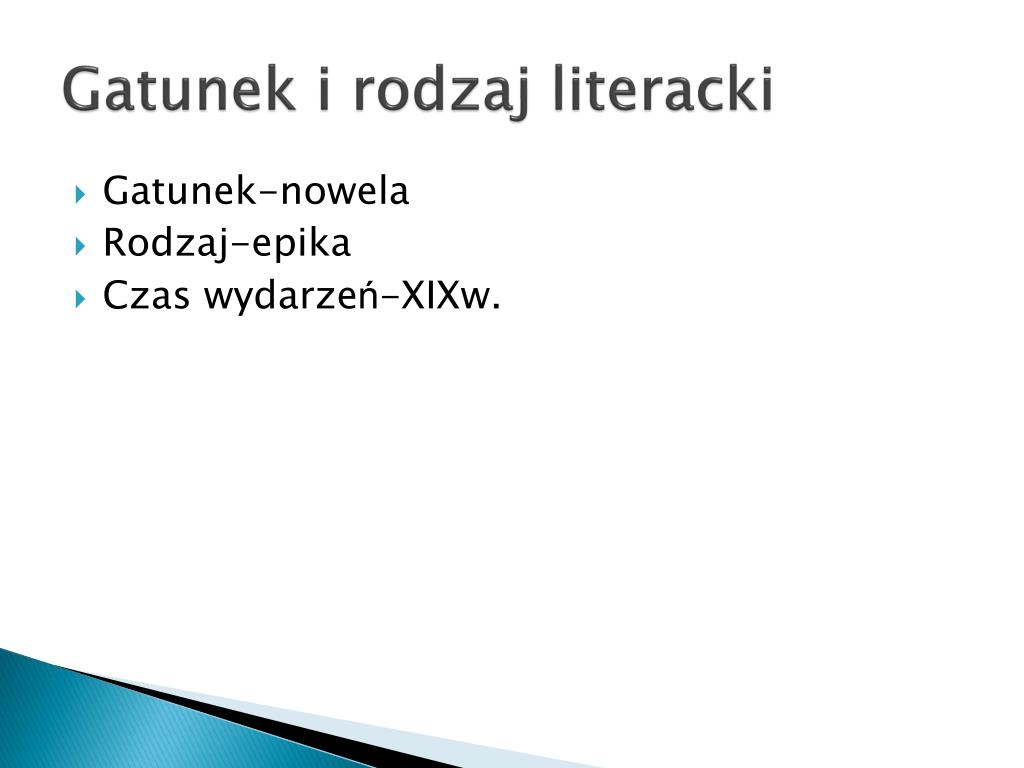 Zemsta Gatunek I Rodzaj Literacki PPT - Latarnik PowerPoint Presentation, free download - ID:4437009