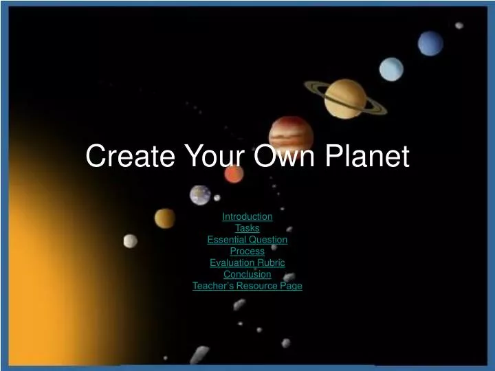 create your own planet n.