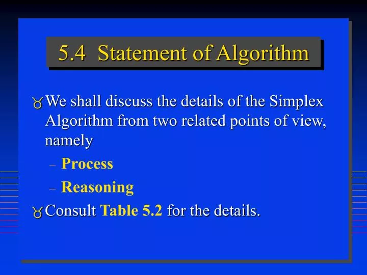 PPT - 5.4 Statement of Algorithm PowerPoint Presentation, free download ...