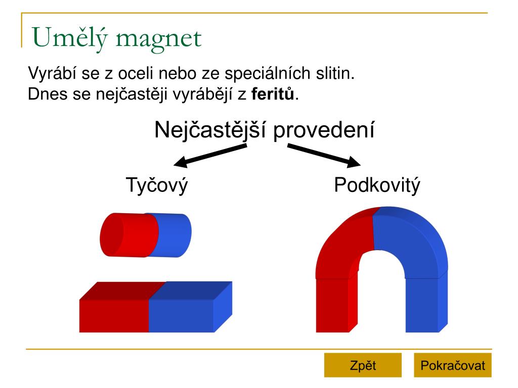 PPT - Magnety přírodní a umělé PowerPoint Presentation, free download -  ID:4438197