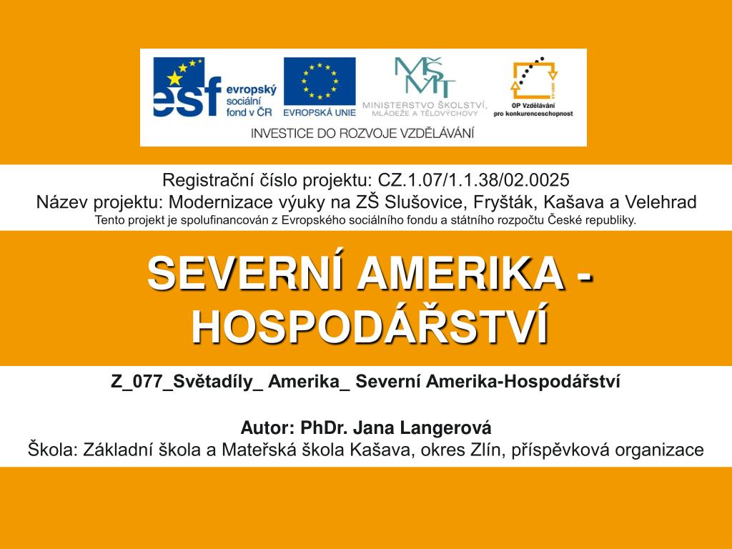 PPT - SEVERNÍ AMERIKA - HOSPODÁŘSTVÍ PowerPoint Presentation, free download  - ID:4438292