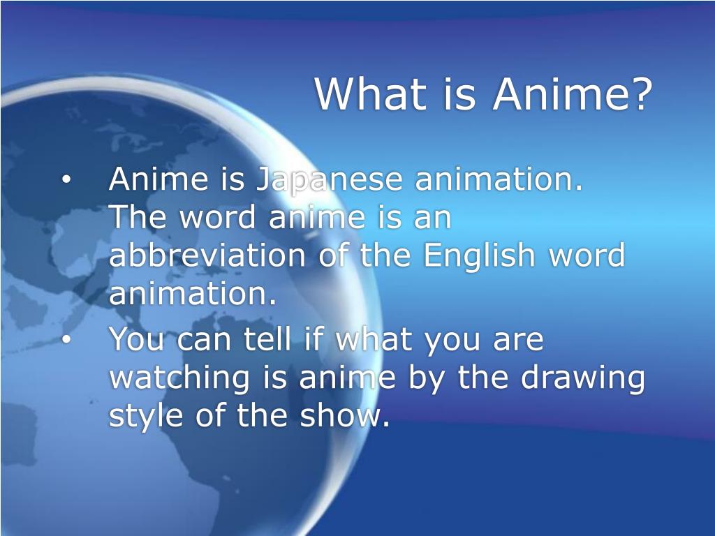 What does the word anime mean? - Quora