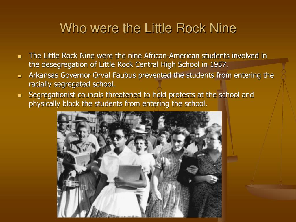 the little rock nine presentation