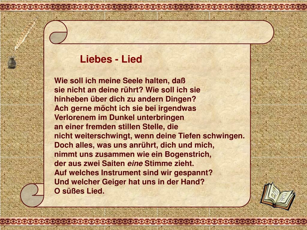PPT Љубавна песма Liebes Lied PowerPoint Presentation, free