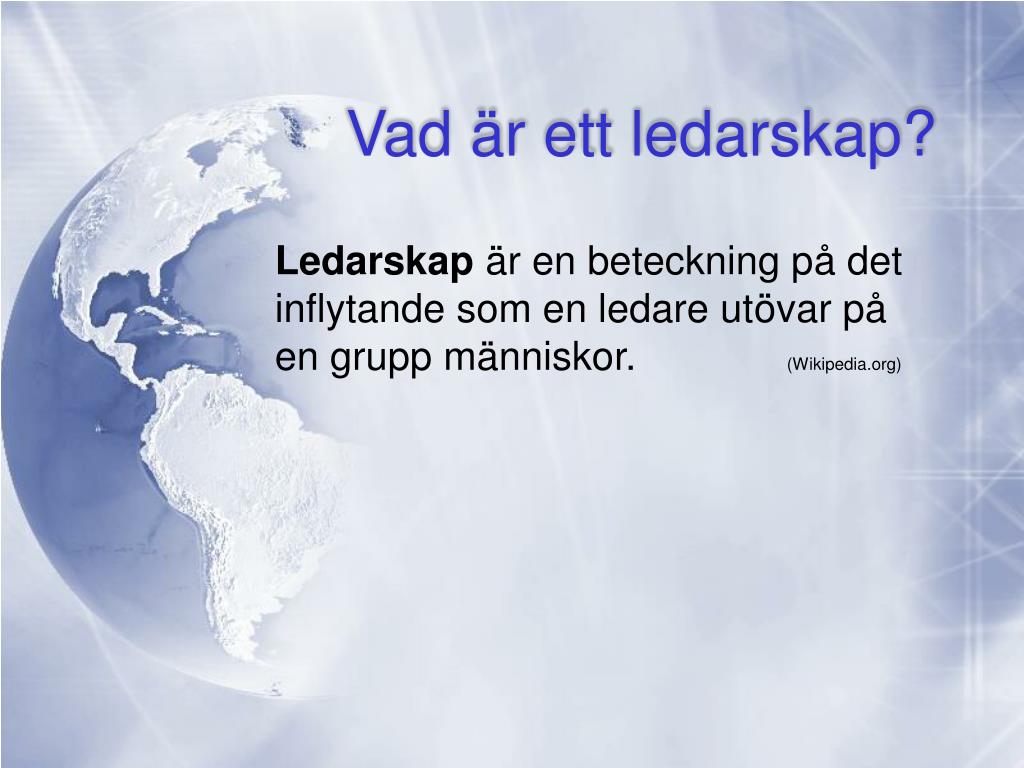 PPT - LEDARSKAP & METODIK PowerPoint Presentation, free download ...