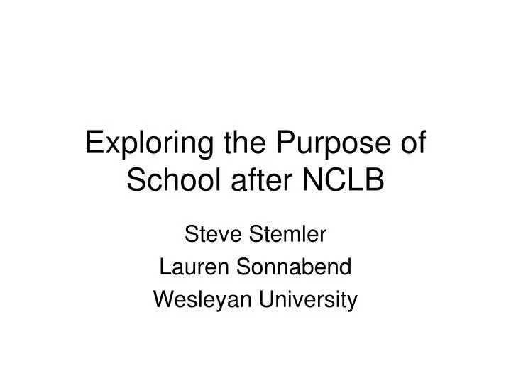 the purpose of school While the public purpose of school continues to be debatable (that debate goes back to even before the founding of our nation), no one can debate it's importance not only to the life of each individual who receives an education but also the collective society in which those individuals live. the purpose of school While the public purpose of school continues to be debatable (that debate goes back to even before the founding of our nation), no one can debate it's importance not only to the life of each individual who receives an education but also the collective society in which those individuals live.