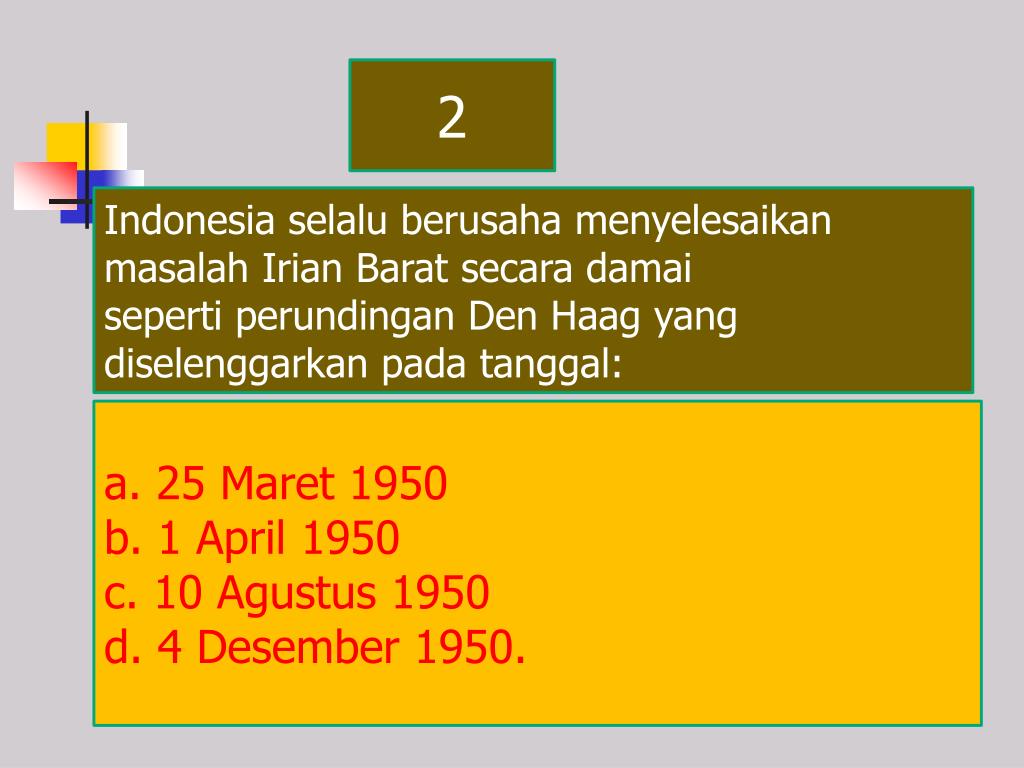 PPT PERJUANGAN BANGSA INDONESIA MEREBUT IRIAN BARAT PowerPoint