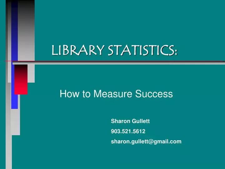 library statistics n.