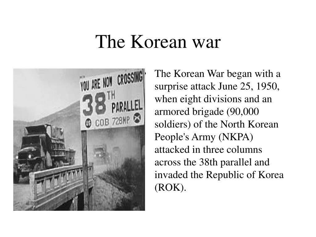 korean war presentation