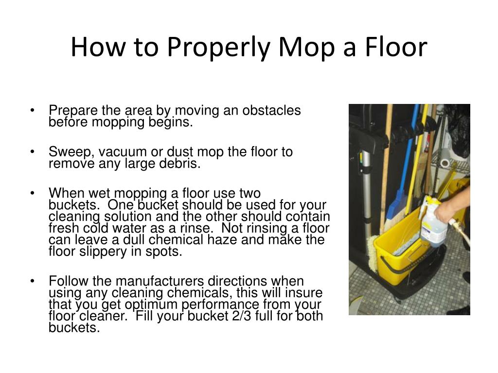 PPT - How to Properly Mop a Floor PowerPoint Presentation, free download -  ID:4446542
