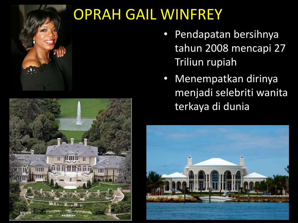 Oprah gail winfrey.