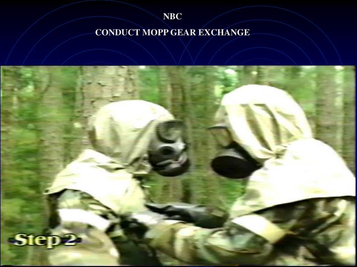 PPT NBC CONDUCT MOPP GEAR EXCHANGE PowerPoint Presentation ID4448146