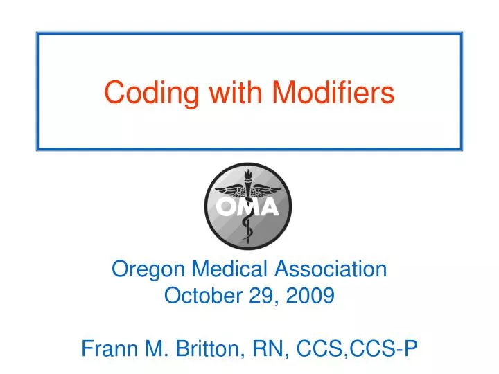 PPT Coding with Modifiers PowerPoint Presentation, free download ID