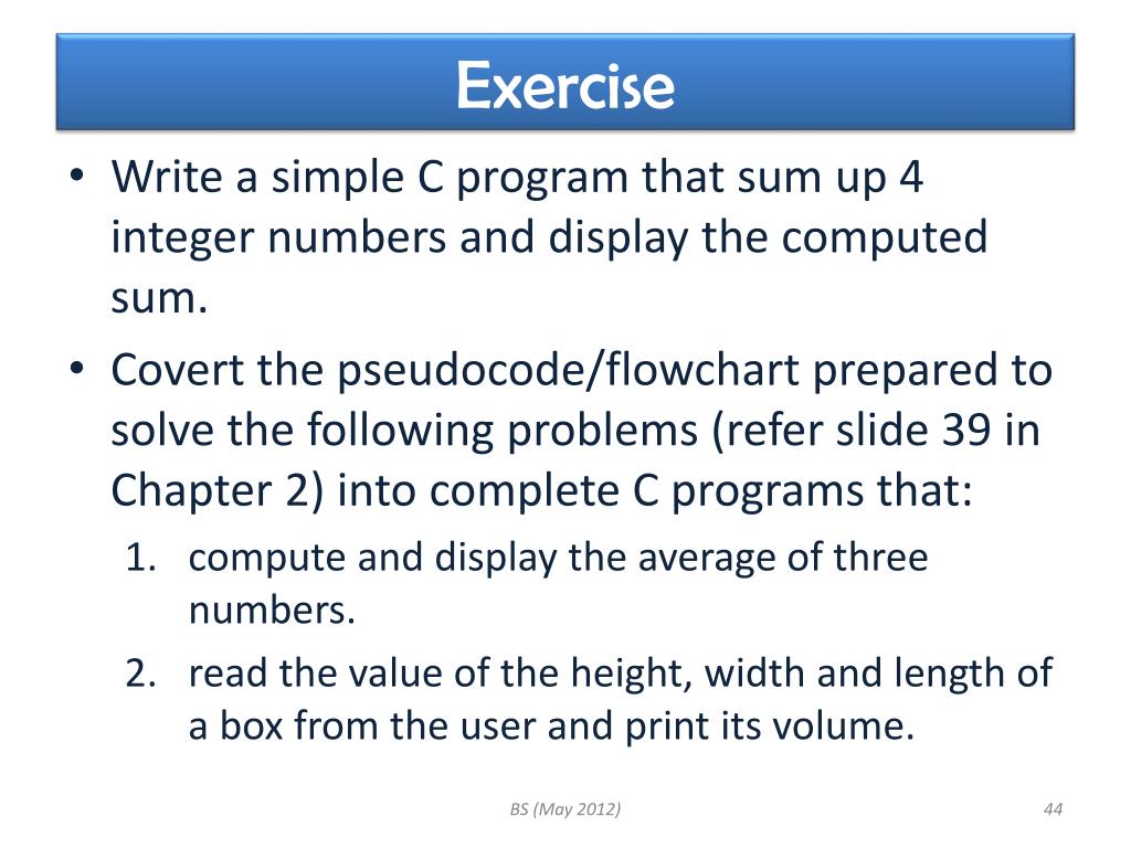 Ppt Chapter 4 The Basic Of C Powerpoint Presentation Free Download Id