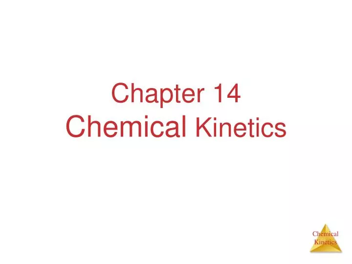 chapter 14 chemical kinetics n.
