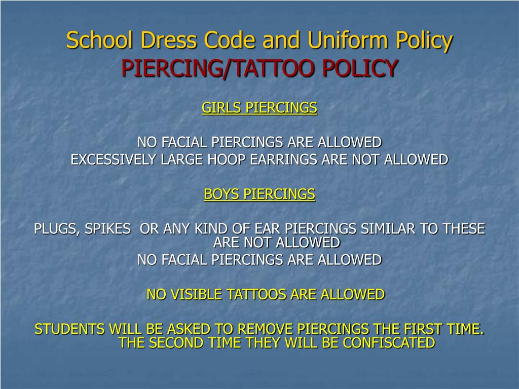 Dobbins Middle School Dress Code Policy ppt download