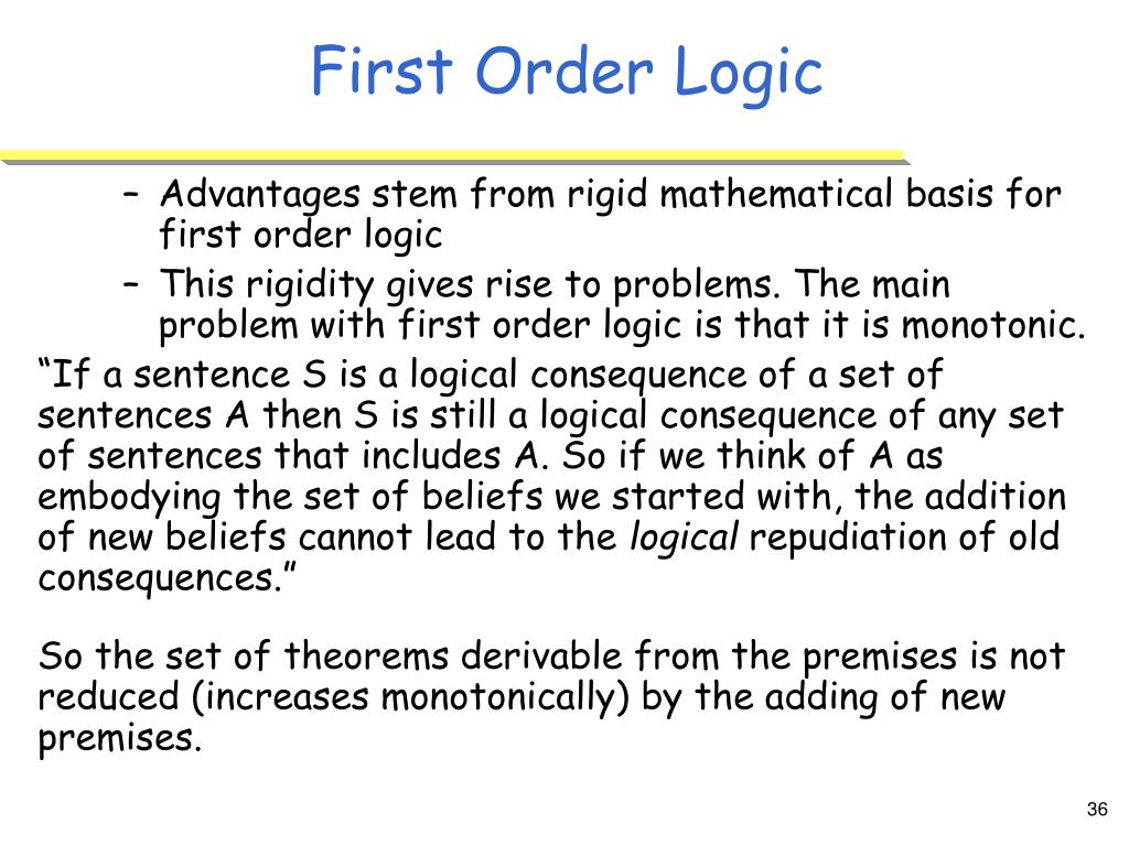 subsume propositional logic subsume propositional logic