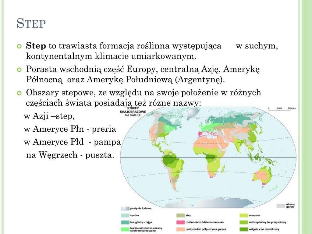 W Klimacie Podrównikowym Występują Przede Wszystkim Rzeki PPT - stepy PowerPoint Presentation, free download - ID:4453970