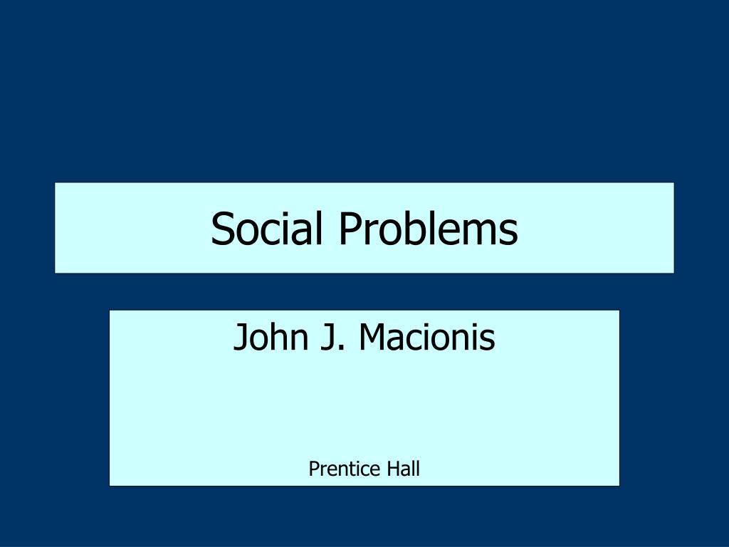 PPT Social Problems PowerPoint Presentation, free download ID4454830